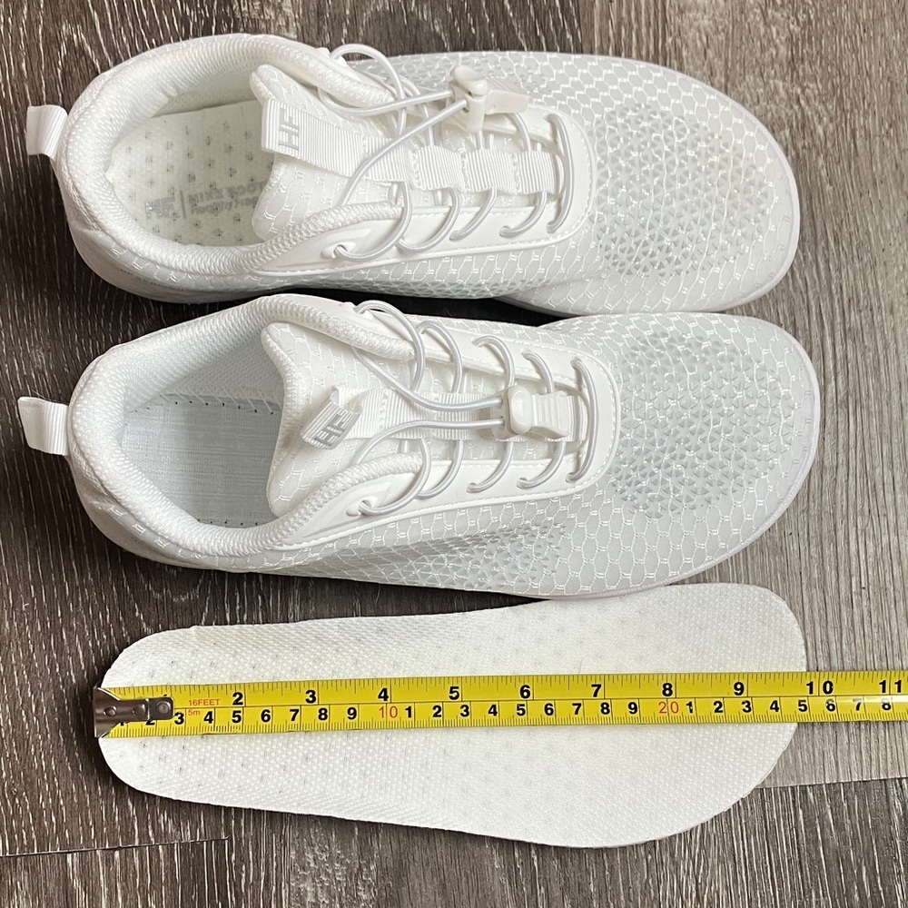 Women’s Athletic Walking Sneakers - White - Picture 14 of 16